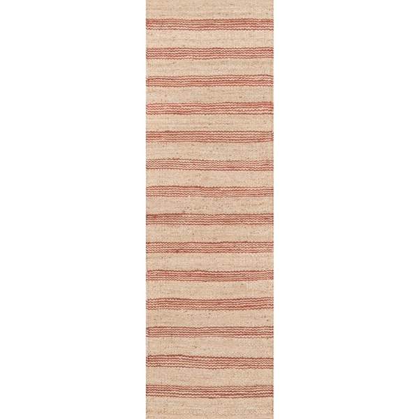 Novogratz by Momeni Montauk Lighthouse Terra Cott 2 ft. 3 in. X 10 ft. Indoor Runner Rug