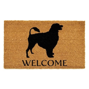 This house is Pit protected™ doormat safety love dog door mat