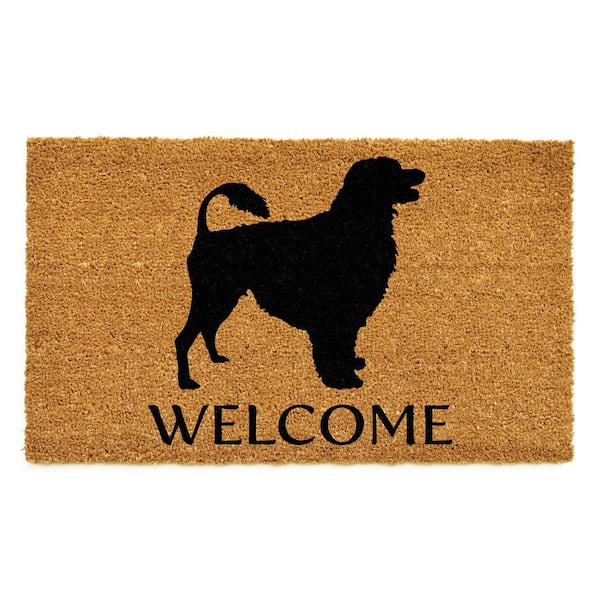 Caroline's Treasures Polish Lowland Sheepdog Dog Welcome Doormat 24 x 36  Multicolor