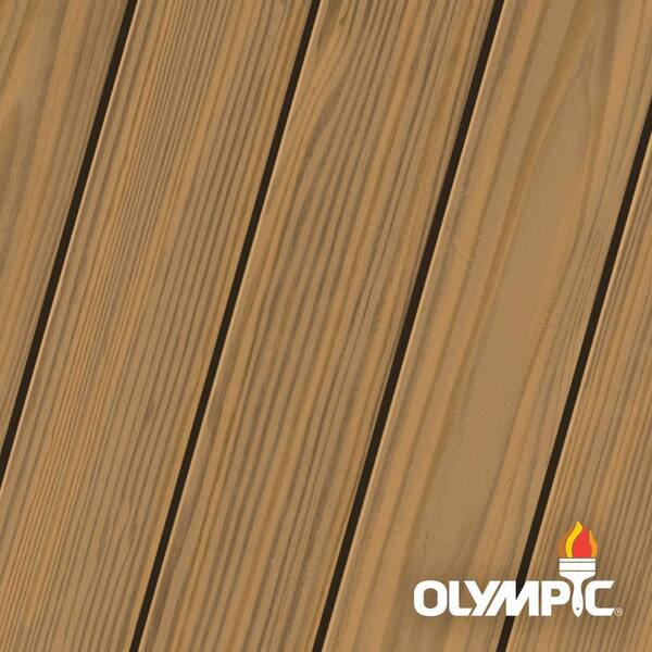 Olympic Elite 8 oz. Rustic Cedar Semi-Transparent Advanced Exterior Wood Stain Sample