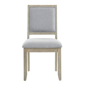 Carena Gray Fabric Side Chair Set of 2