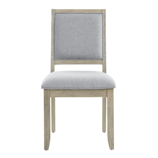 Steve Silver Carena Gray Fabric Side Chair Set of 2
