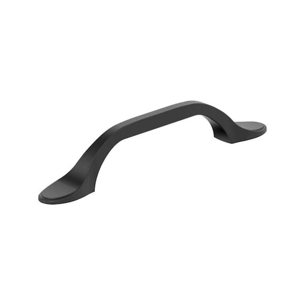 Ravino 3-3/4 in. (96mm) Classic Matte Black Arch Cabinet Pull
