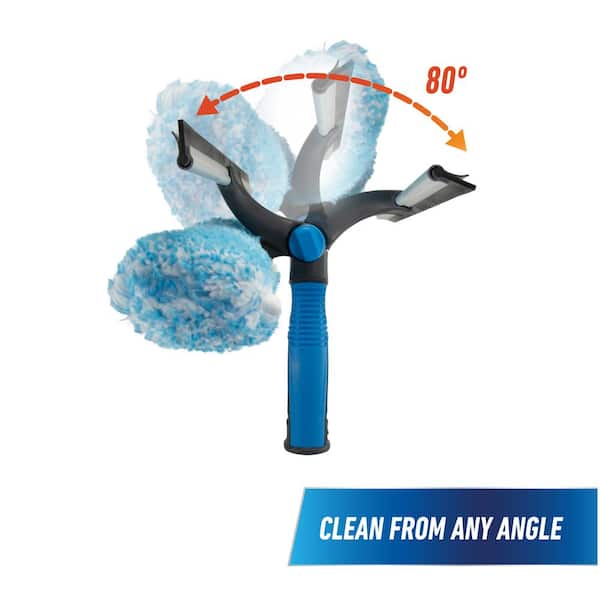 ProFlex 2-in-1 18 in. Window Cleaner Squeegee and Scrubber Combi