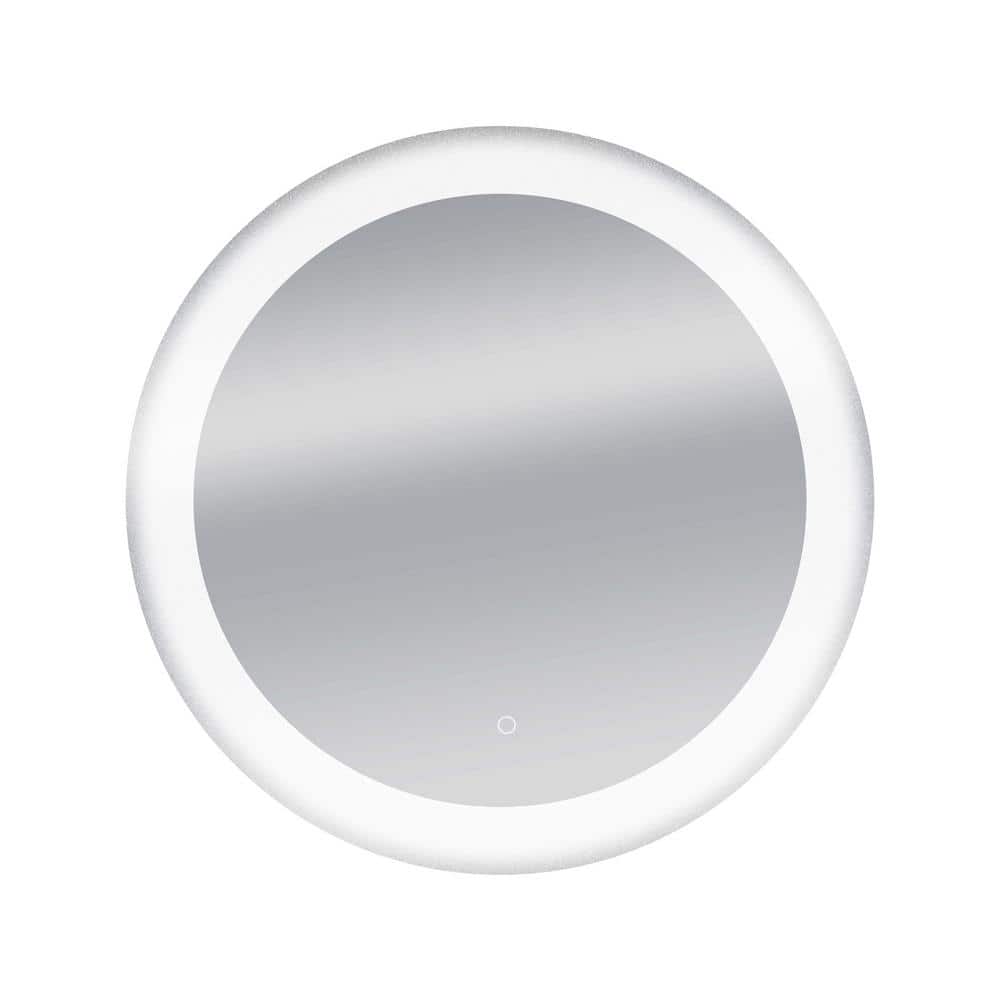 22 in. W x 22 in. H Frameless Circle Anti-Fog Bathroom Vanity Mirror