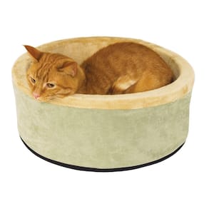 Thermo-Kitty Small Sage Heated Cat Bed