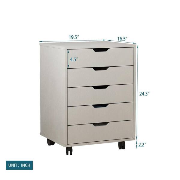 Z Line Designs 4 Drawer Vertical File Cherry Two Birds Home
