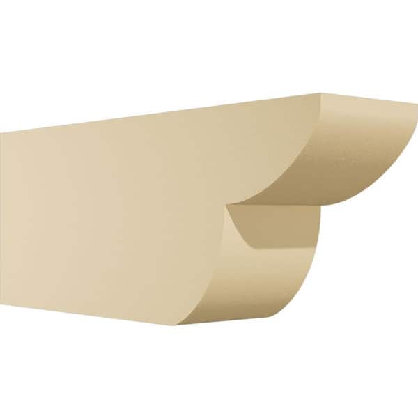 Ekena Millwork Standard Crestline 5 in. W x 8 in. H x 20 in. D Signature Urethane Rafter Tail Outlooker