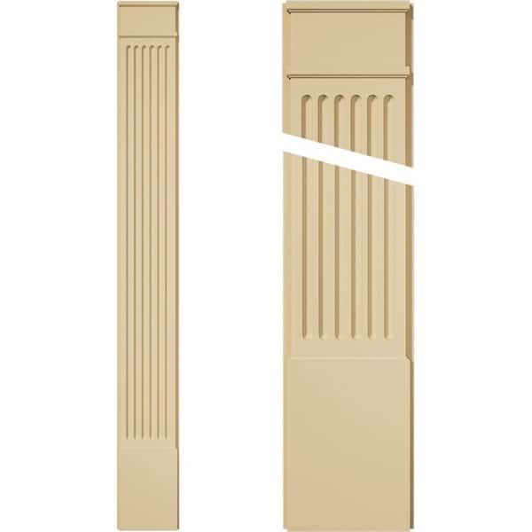 Ekena Millwork 2 in. D x 12 in. W x 102 in. L Primed Polyurethane Pilaster 1- Pack