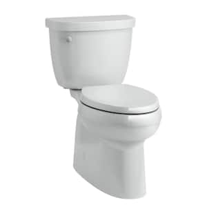 Cimarron 30.5 in. x 29 in. 2-Piece 1.28 GPF Single Flush Elongated Toilet in Ice Grey