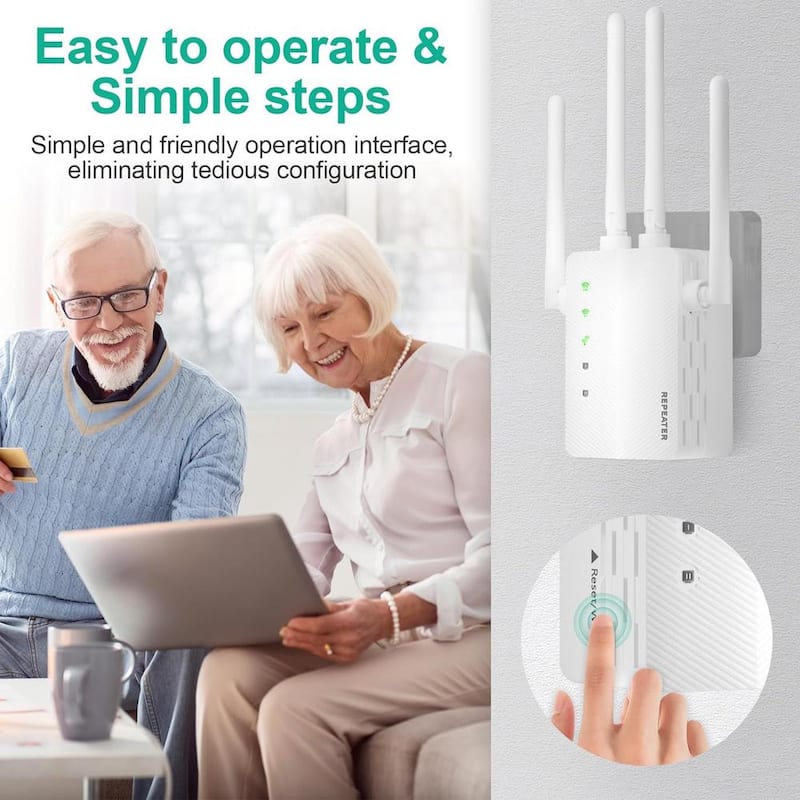 Wireless Extender Network Adapter White (1-Pack)