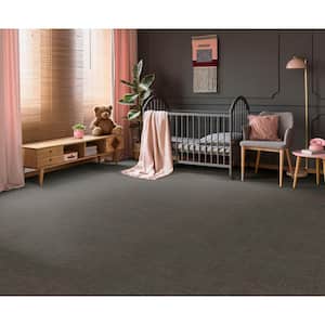 Wheatfield - Steele - Gray 34 oz. SD Polyester Pattern Installed Carpet