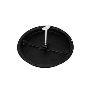 10 in. Round Damper with Installation Ring For Use with 10 in. Round Concentric Diffuser/Grille