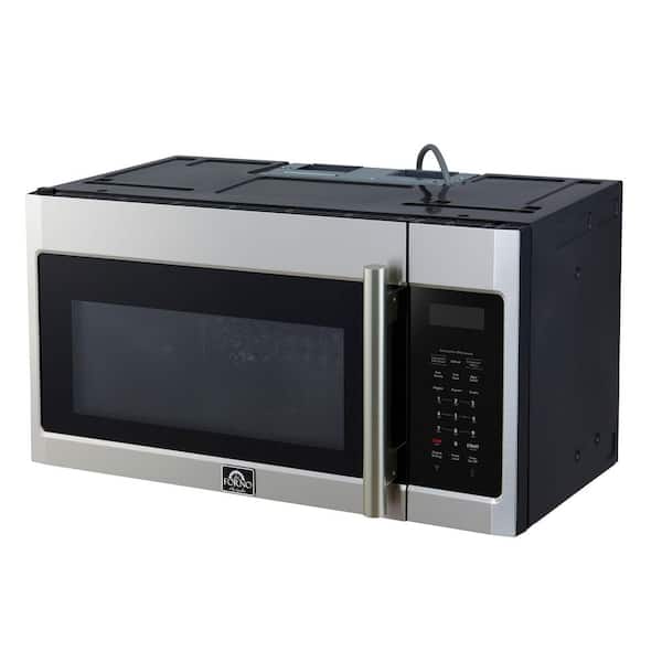 Fornace 1500W 30 in. Over the Range Convection Microwave, Stainless Steel, 1.5 cu. ft, 300 CFM