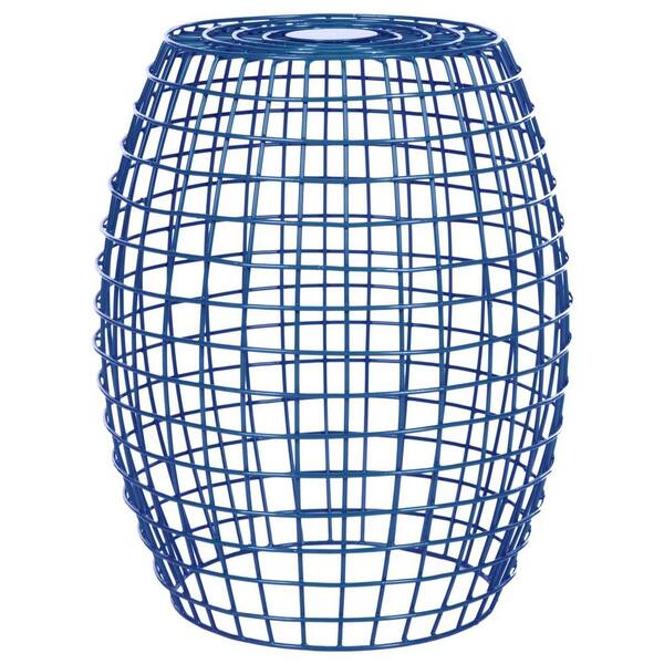 Safavieh Eric Grid Dark Blue End Table