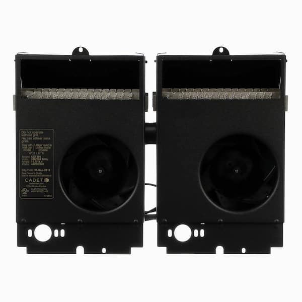240/208-volt 4,000/3,000-watt Com-Pak Twin In-wall Fan-forced Replacement Electric Heater Assembly