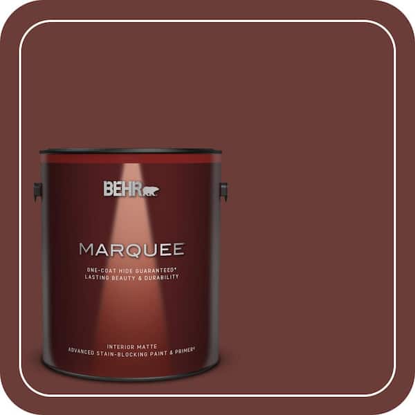 BEHR MARQUEE 1 gal. #BXC-69 Cimarron Matte Interior Paint & Primer
