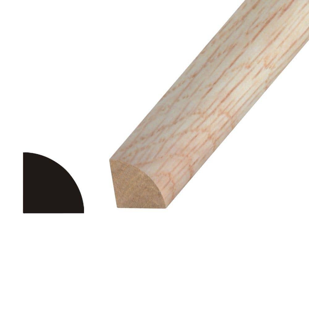 Kelleher 3/4 in. x 3/4 in. Oak Quarter Round Moulding O332 The Home Depot