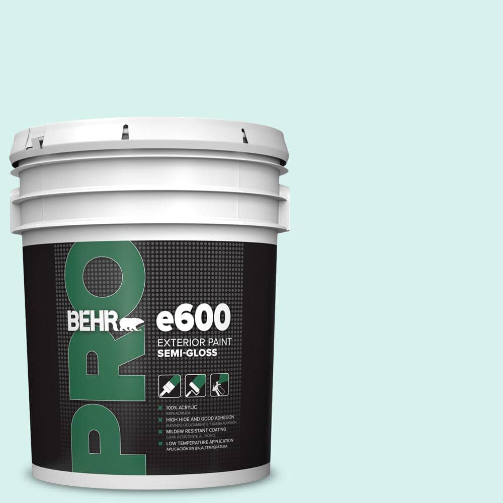 5 gal. #P450-1 Sea Ice Semi-Gloss Exterior Paint price history on PriceWatchPro