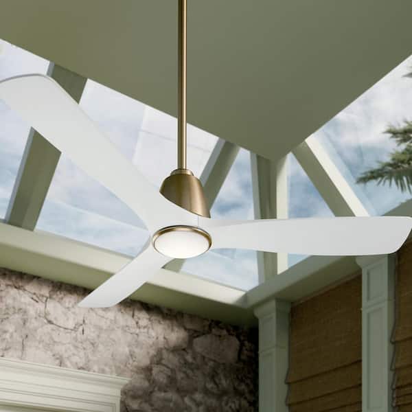 MJB64JB74用シフォンアイボリースケルトン型燃料リッド3点セット KICHLER Volos II 3 Blade 54 in. Standard Ceiling Fan in Champagne