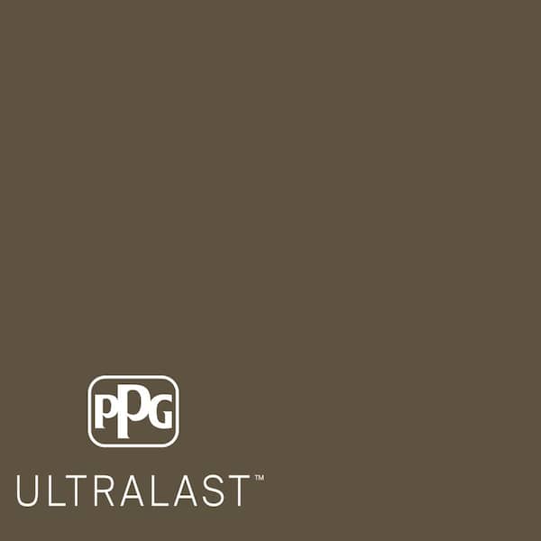 PPG UltraLast 1 qt. #PPG1024-7 Friar's Brown Eggshell Interior Paint and Primer