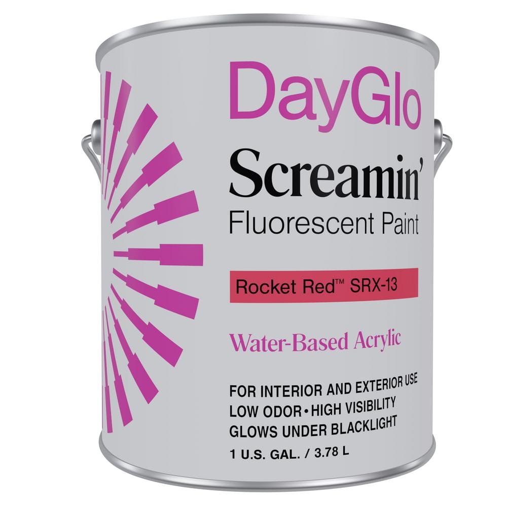 DayGlo SRX Series 1 gal. Rocket Red Fluorescent Paint SRX-13 CNGL