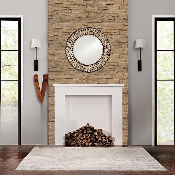 Wellco 1.6 in. W x in. L Teal Faux Stone Panel Siding FSS4724NC7P