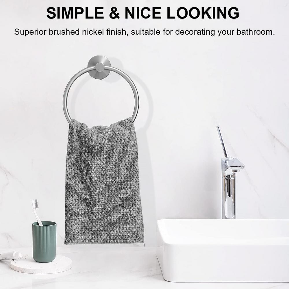 Brushed Nickel 24" Stainless Steel 4-Piece Bath Hardware Set