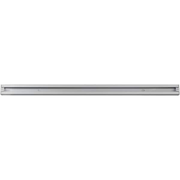 Volume Lighting 4 ft. 120-Volt 2-Circuit/1-Neutral Silver Gray Aluminum Linear Track System/Rail/Section