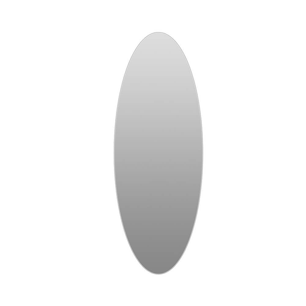 63 in. W x 24 in. H Oval Frameless Wall Mount Bathroom Vanity Mirror with Corrosion-Resistant price history on PriceWatchPro