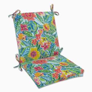 Bright Floral 18 in. W x 3 in. H Deep Seat, 1-Piece Chair Cushion and Square Corners in Multicolored Pensacola
