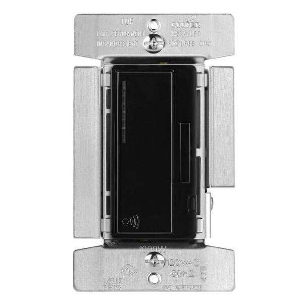 Eaton Aspire 1000-Watt Incandescent Smart Dimmer System Masters, Decorator Black