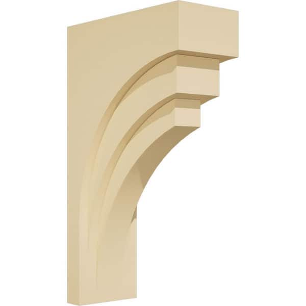 Ekena Millwork Standard Rockford 3.5 in. W x 13.375 in. H x 8 in. D Signature Urethane Polyurethane Corbel