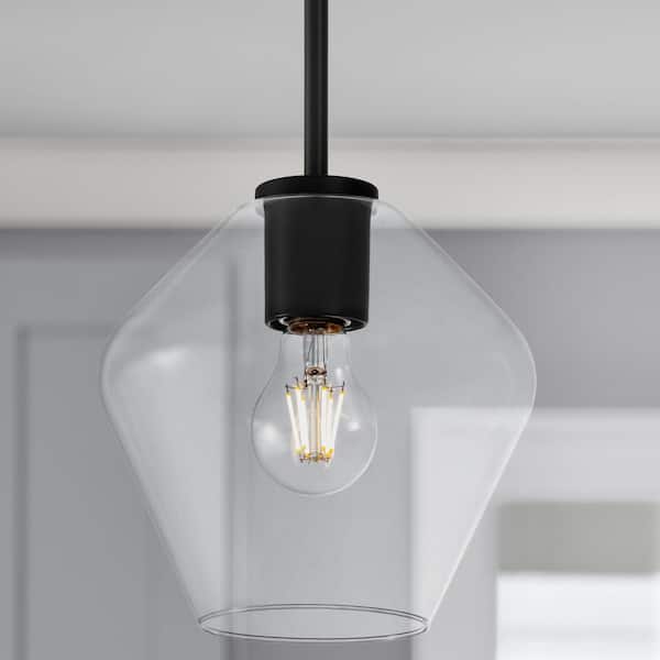4 in. Clear Glass Merlot Novelty Pendant Lamp Shade with 2-1/4 in. Fitter