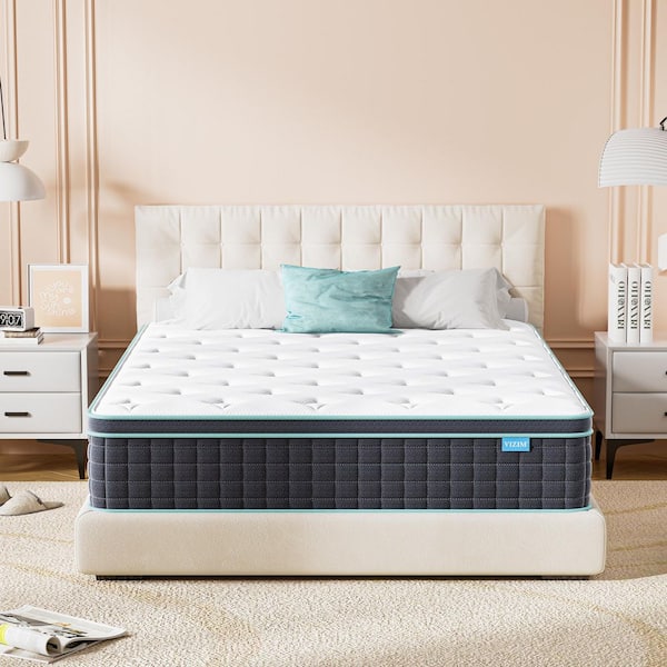 12 in. Twin. Medium Memory Foam and Individual Pocket Springs 12 in. Bed-in-a-Box Mattress