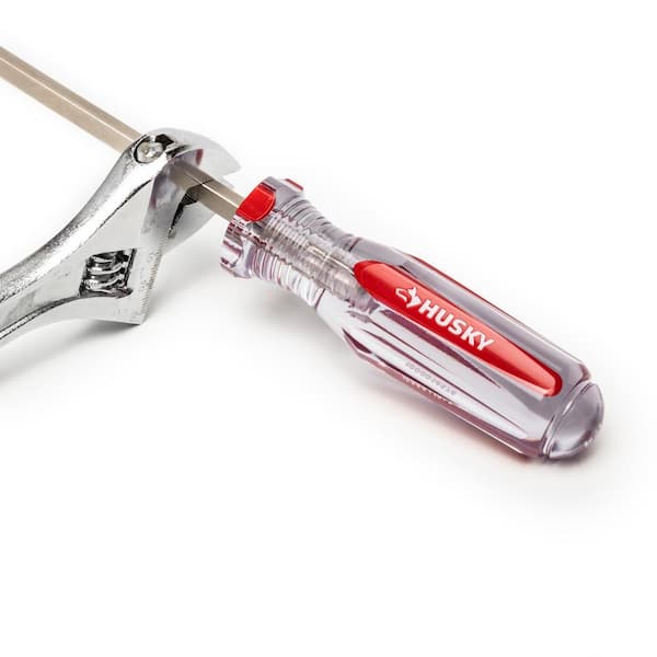 Husky Philips and Slotted Screwdriver Set with Acetate Handles (11