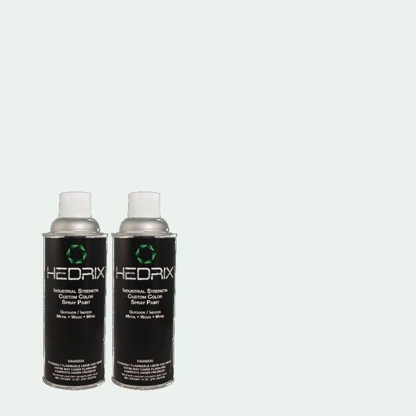 Hedrix 11 oz. Match of 530E-1 White Sapphire Gloss Custom Spray Paint (2-Pack)