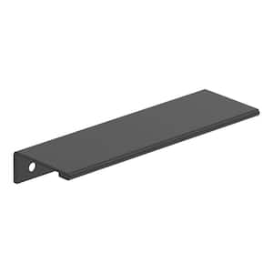 Streamline II 5 in. Center-to-Center (127mm) Modern Matte Black Cabinet Edge Pull