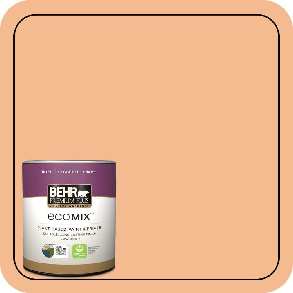 1 qt. #270D-4 Brandy Butter Eggshell Enamel EcoMix Plant-Based Interior Paint & Primer price history on PriceWatchPro