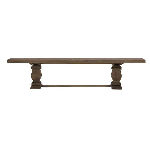 Home Decorators Collection Aldridge Washed Wood Dining Bench