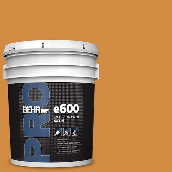 BEHR PRO 5 gal. #PMD-105 Buried Treasure Satin Exterior Paint