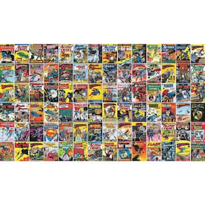 Classic DC Comics Covers Multicolor Peel and Stick Wallpaper Mural