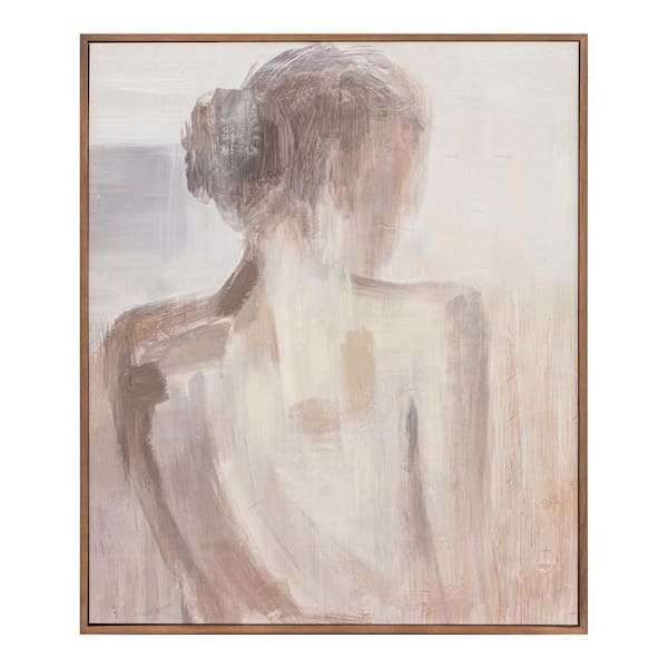 Hadrian Framed Art Print, Acrylic and Print on Canvas with Solid Pine Wood Frame 25 in. x 21 in.
