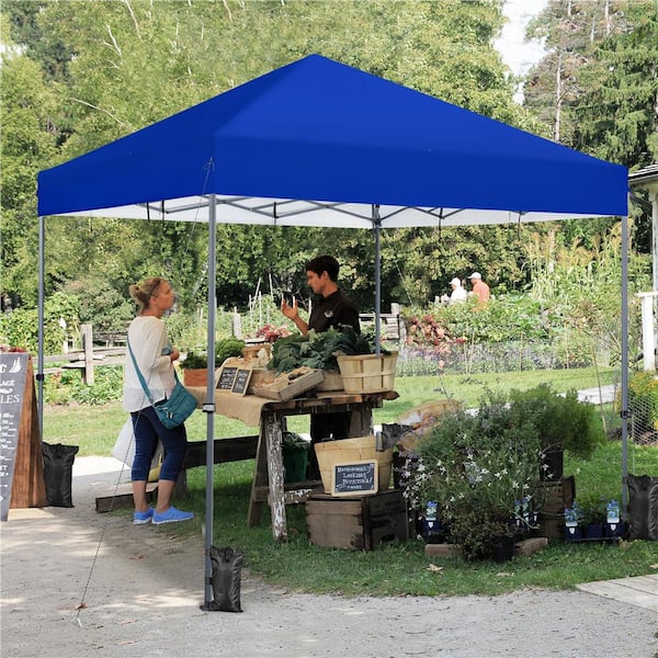 Yaheetech 3x3M Heavy Duty Pop Up Gazebo, Waterproof Commercial Shelter Tent, 500D Oxford, Steel Frame, With Wheeled Bag, 4 Weight Bags, Stakes & Ropes For Outdoor, Camping, Garden, Party, Beige