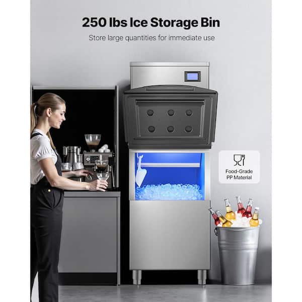 SKYSHALO 26.7 in. Commercial Ice Maker Machine 450LBS/24H