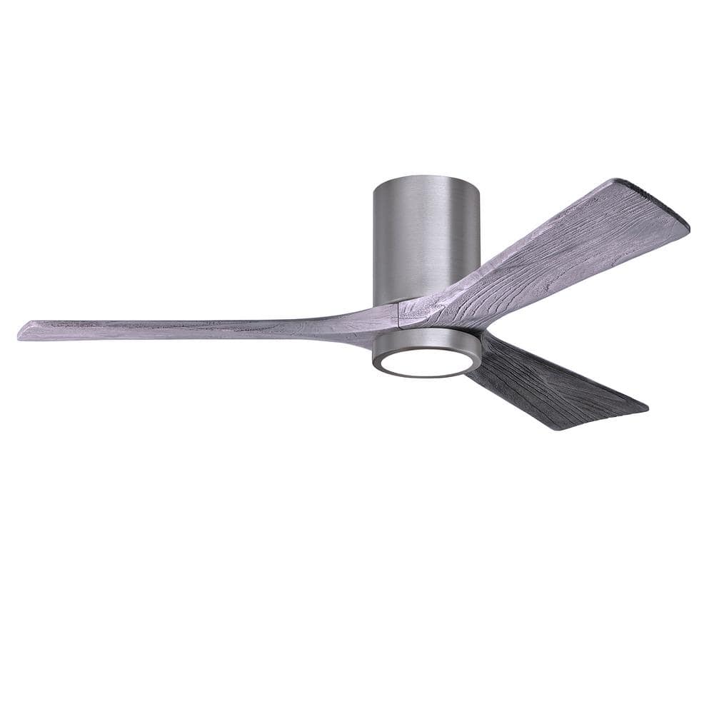 Matthews Fan Company Irene-3HLK 52 in. Integrated LED Indoor/Outdoor Pewter Ceiling Fan with Remote and Wall Control Included -  IR3HLK-BP-BW-52