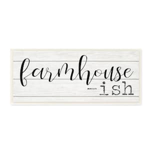 Farmhouse Inspired Welcome Home Sign Greeting By Daphne Polselli Unframed Print Abstract Wall Art 7 in. x 17 in.