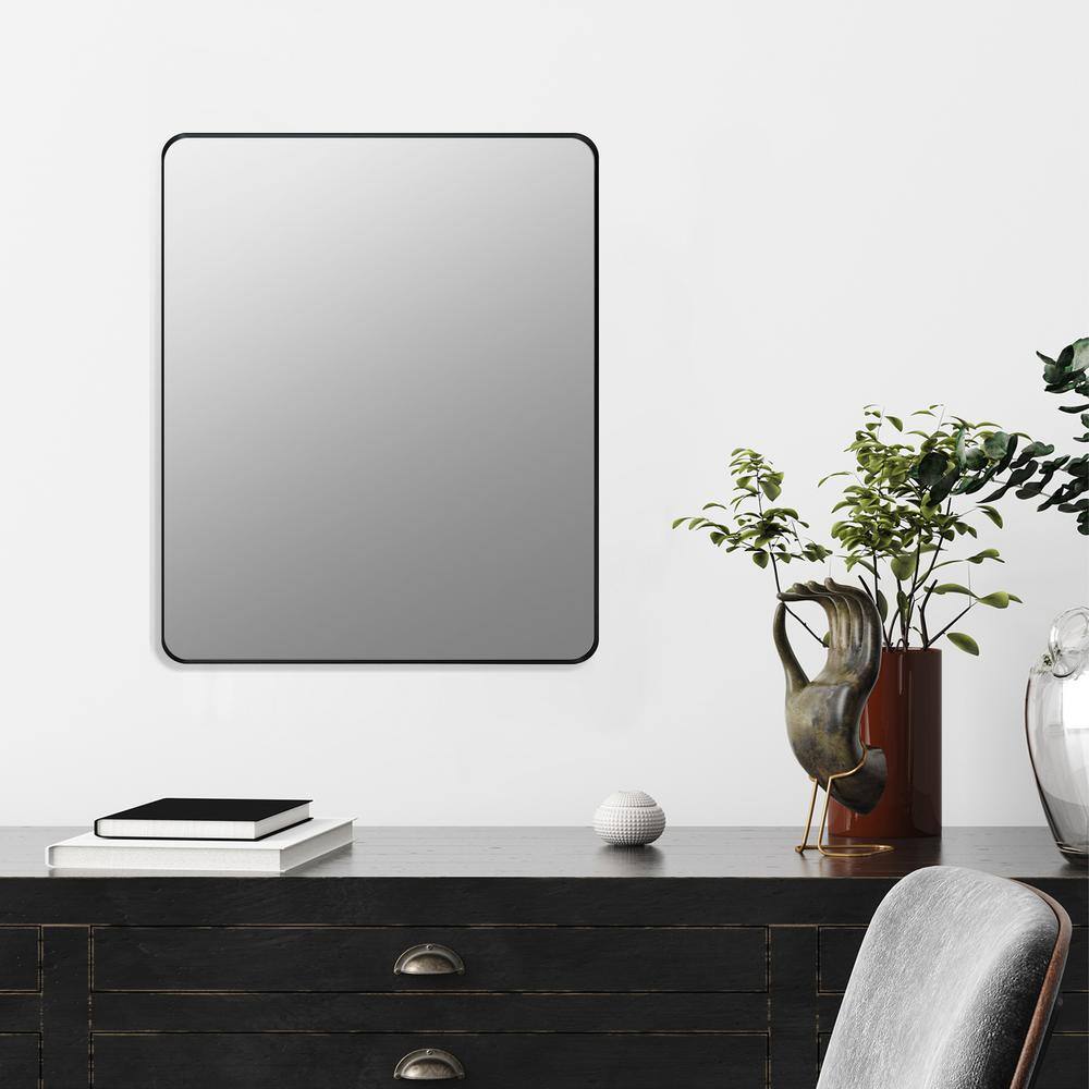 Elegante 36" Rectangular Silver Bathroom Vanity Mirror