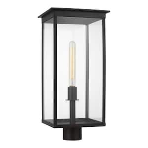 Freeport Large 1-Light Copper Stainless Steel Hardwired Outdoor Weather Resistant Post Light with No Bulb Included