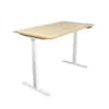 Mount-It! 55" Maple Dual Motor Electric Standing Desk